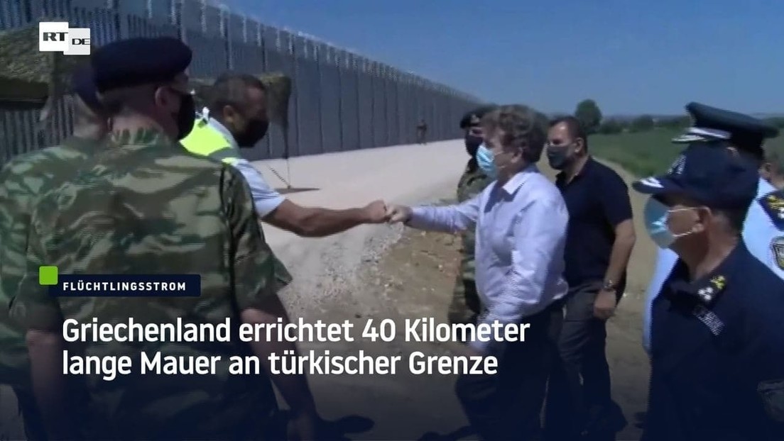 Griechenland errichtet 40 Kilometer lange Mauer an türkischer Grenze