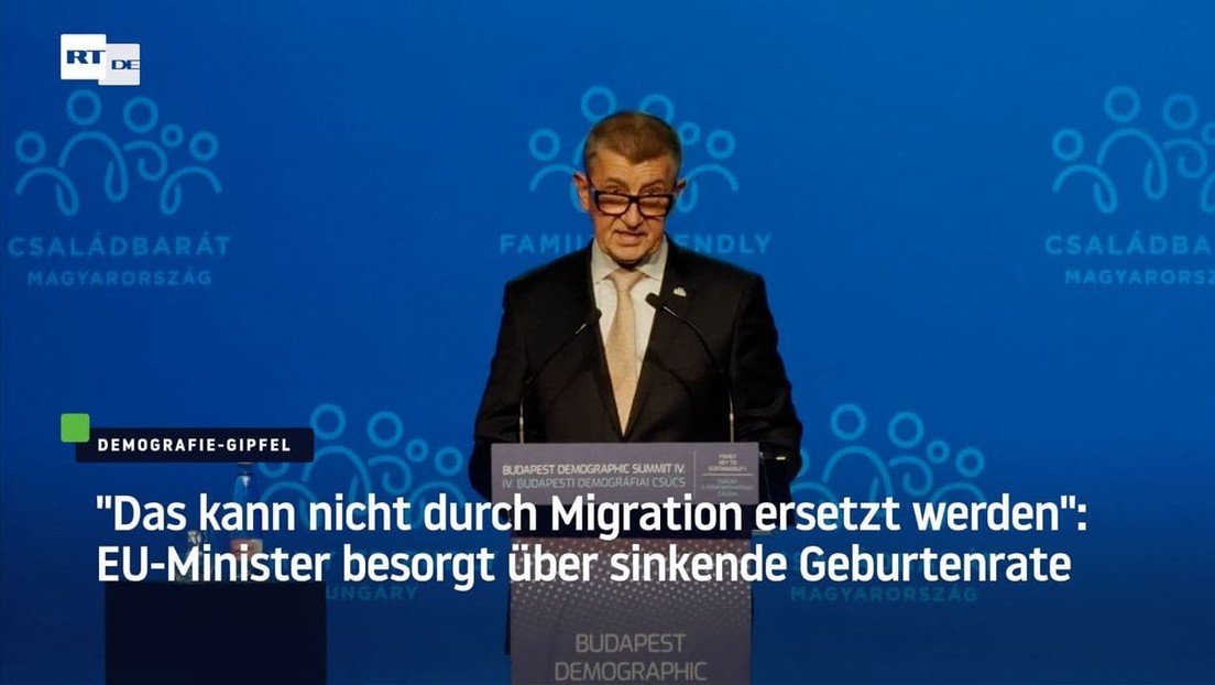 "Das kann nicht durch Migration ersetzt werden": EU-Minister besorgt über sinkende Geburtenrate
