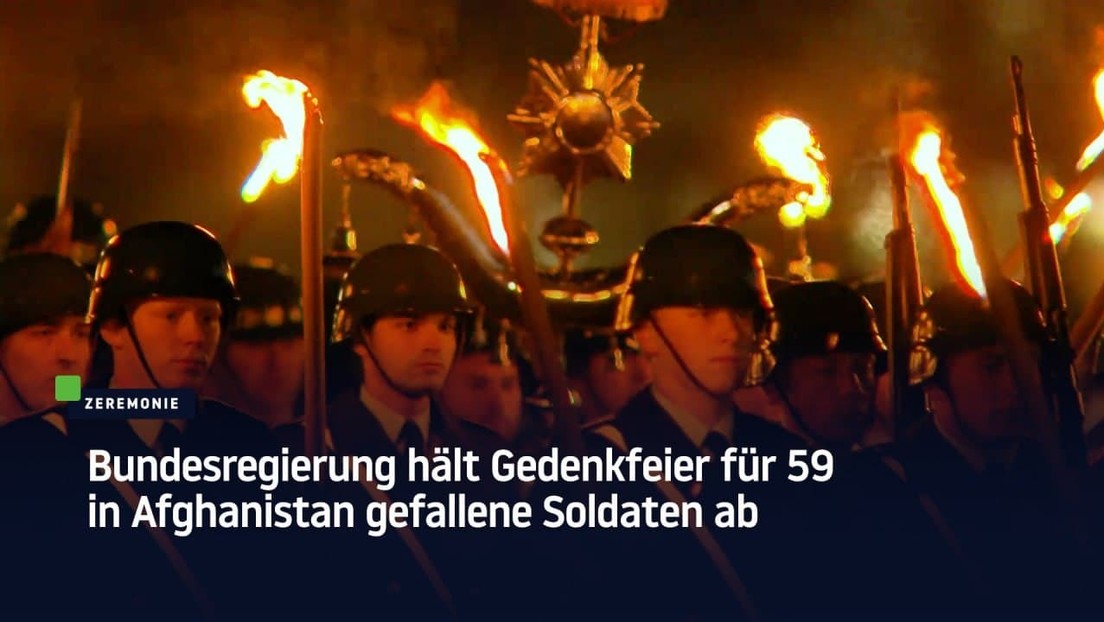 Deutschland: Bundesregierung hält Gedenkfeier für 59 in Afghanistan gefallene Soldaten ab