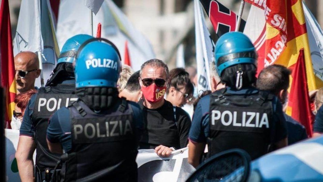 LIVE aus Rom: Antifa gegen Corona-Protest von rechtsextremer Partei