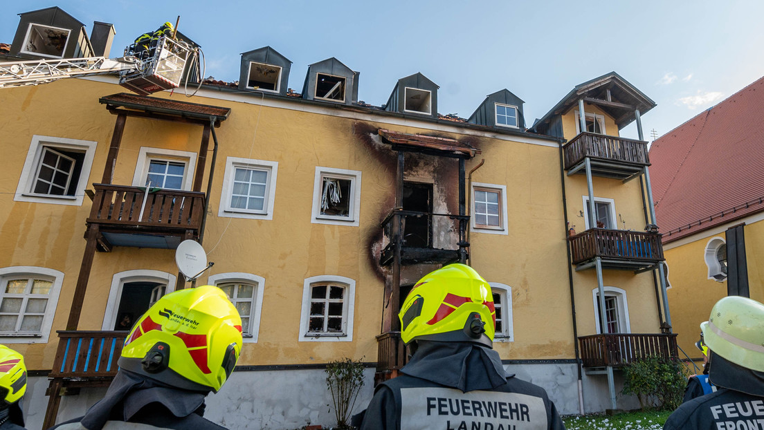 Bayern: Drei Frauen und ein Baby sterben bei Brand eines Mehrfamilienhauses