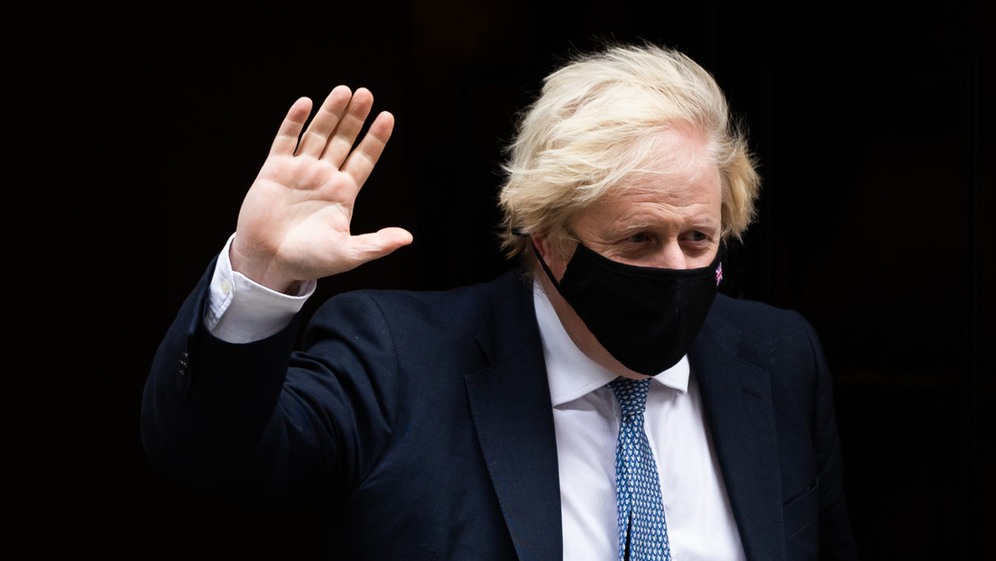 Boris Johnson im Mittelpunkt eines Skandals wegen Party auf 10 Downing Street während Lockdowns
