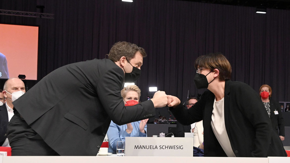 SPD-Parteitag: Klingbeil und Esken zur neuen Doppelspitze gewählt