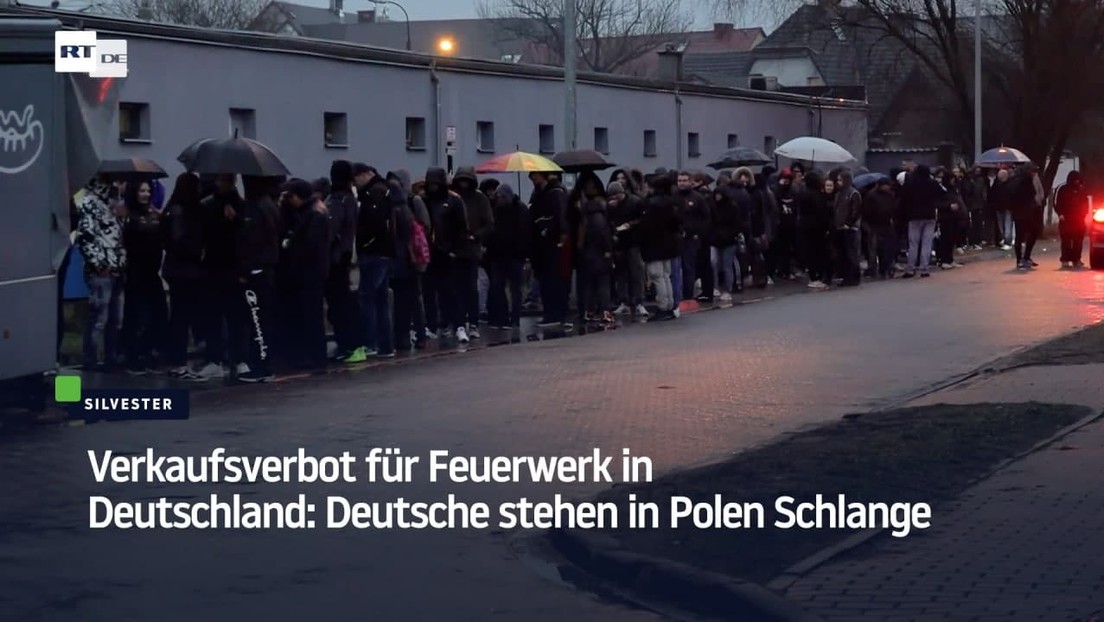 Verkaufsverbot für Feuerwerk in Deutschland: Deutsche stehen in Polen Schlange