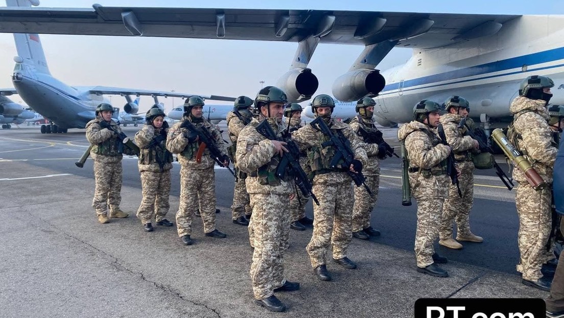 Armenisches OVKS-Kontingent landet in Kasachstan