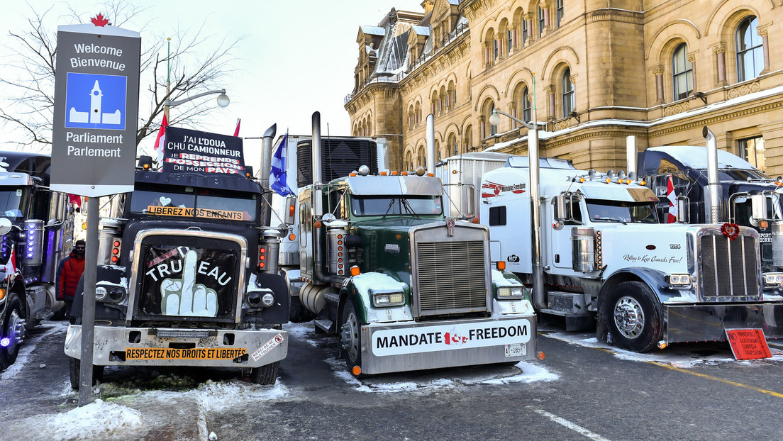 Trucker-Protest: Ottawa ruft Notstand aus – Warnung vor "materieller Unterstützung" der Fahrer