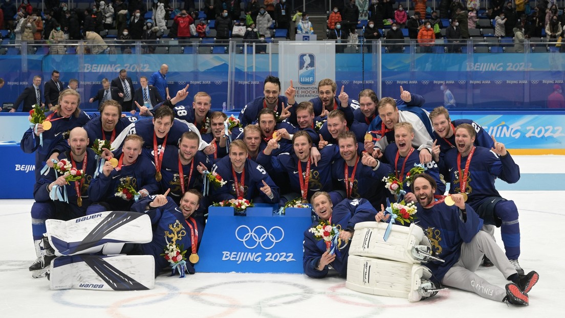 Eishockey-Finale: Finnland gewinnt gegen Russland 2:1 und holt sein erstes Olympia-Gold