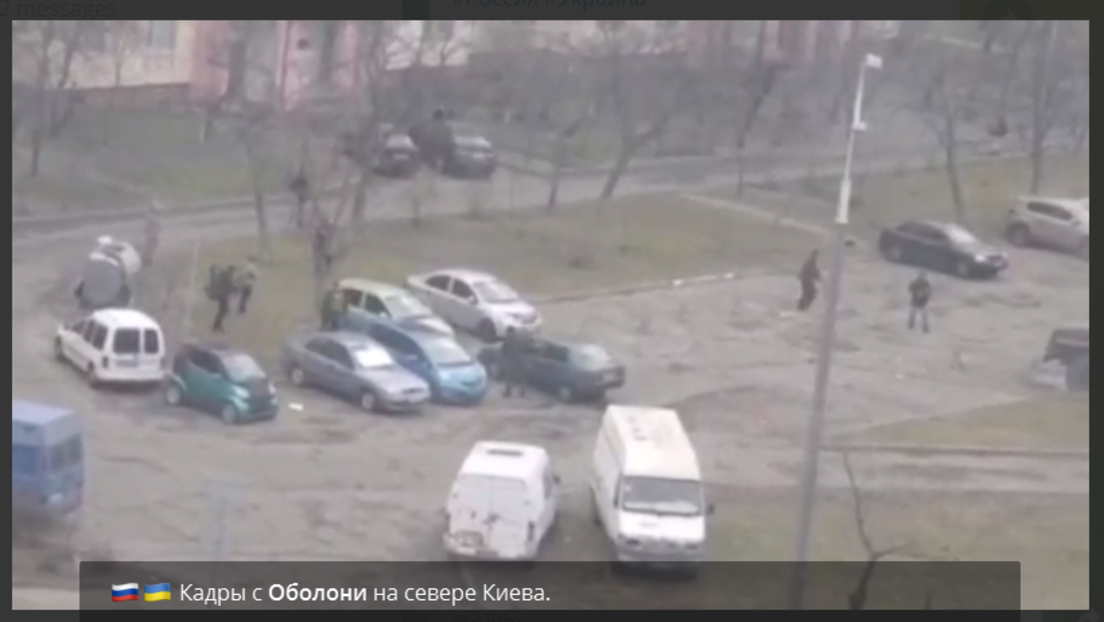 Ukrainisches Verteidigungsministerium: Feuergefecht in Kiew mit russischen Truppen