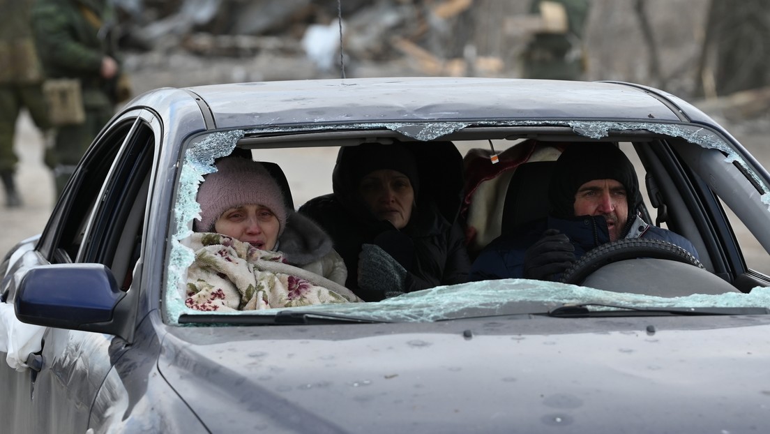 Flüchtlinge aus Mariupol: Für das ukrainische Militär waren wir menschliche Schutzschilde