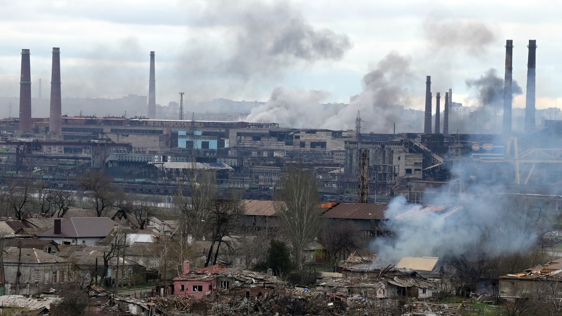 Humanitärer Korridor für kapitulierende ukrainische Truppen im Hüttenwerk Asow-Stahl