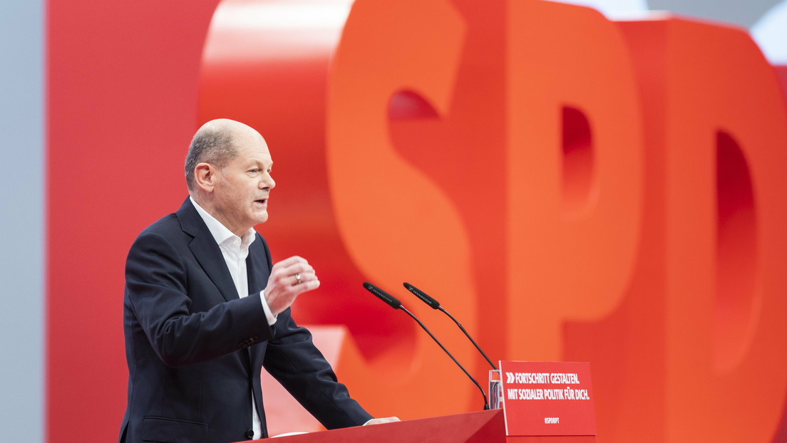 Olaf Scholz beklagt Verleumdung der SPD wegen ihrer Russlandpolitik
