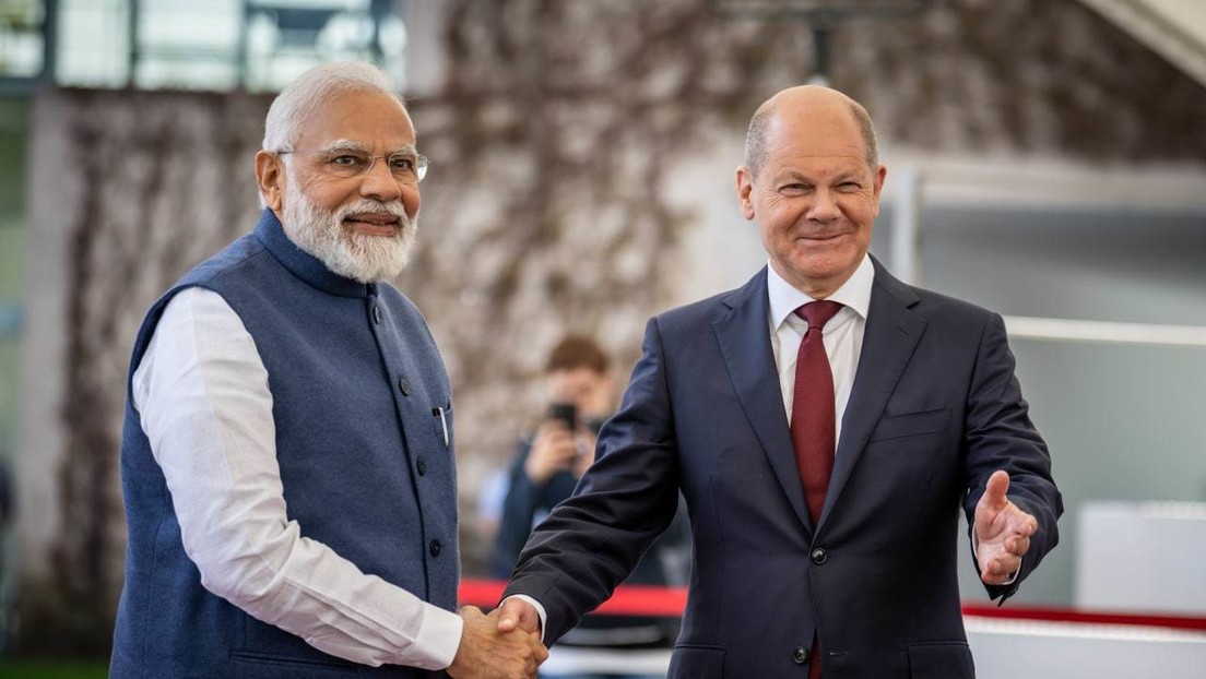 LIVE: Pressekonferenz von Bundeskanzler Scholz und Indiens Ministerpräsident Modi in Berlin