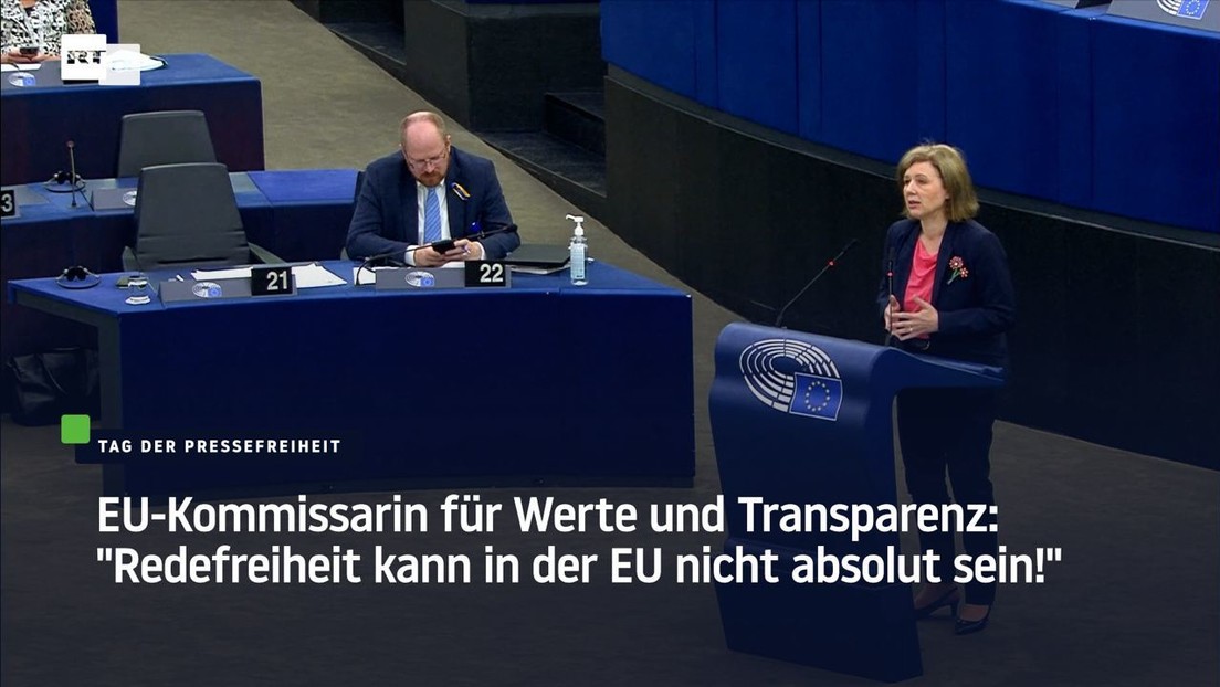 EU-Kommissarin für Werte und Transparenz: "Redefreiheit kann in der EU nicht absolut sein!"
