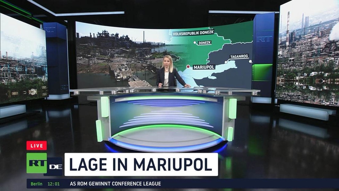 Krieg im Donbass: Exklusive Bilder von der aktuellen Lage im Hüttenwerk "Asowstal" in Mariupol