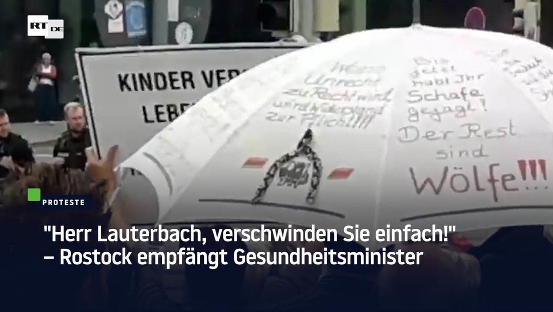 "Herr Lauterbach, verschwinden Sie einfach!" – Rostock empfängt Gesundheitsminister