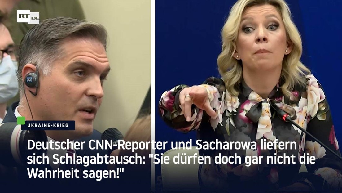 Deutscher CNN-Reporter versus Sacharowa: "Sie dürfen doch gar nicht die Wahrheit sagen!"