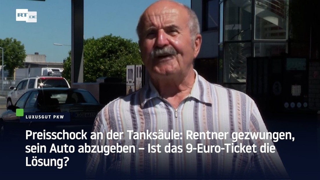 Preisschock an der Tanksäule: Rentner gezwungen, sein Auto abzugeben – 9-Euro-Ticket die Lösung?