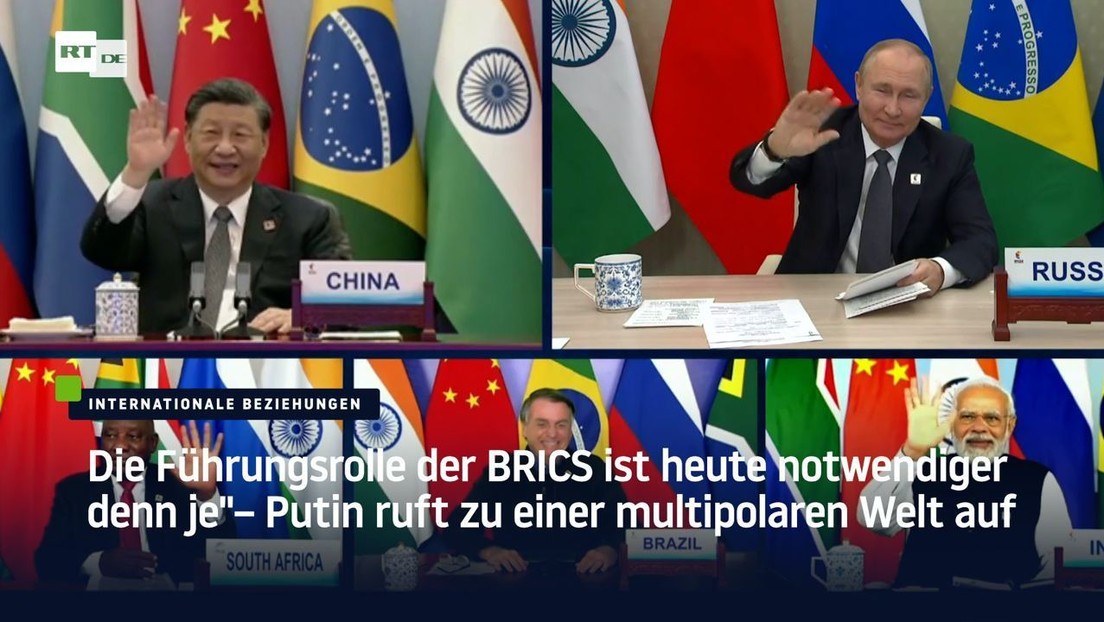 Putin: "Die Führungsrolle der BRICS ist heute notwendiger denn je"