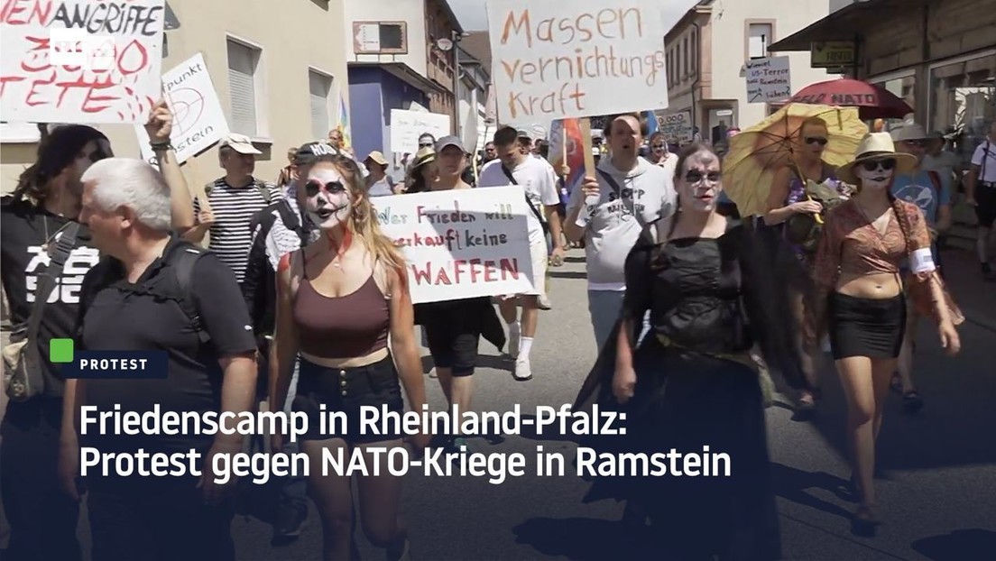 Friedenscamp in Rheinland-Pfalz: Protest gegen NATO-Kriege in Ramstein