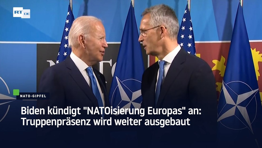 Biden kündigt "NATOisierung Europas" an: Truppenpräsenz wird weiter ausgebaut