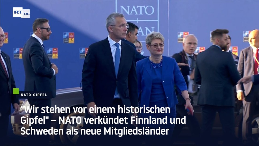 "Wir stehen vor einem historischen Gipfel": NATO verkündet Finnland und Schweden als neue Mitglieder