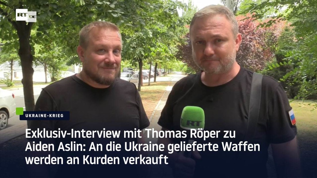 Exklusiv-Interview mit Thomas Röper: An die Ukraine gelieferte Waffen werden wohl an Kurden verkauft