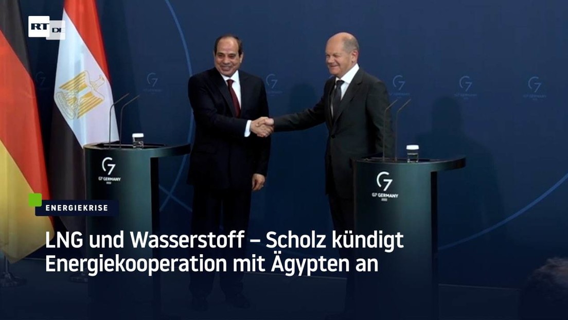 LNG und Wasserstoff – Scholz kündigt Energiekooperation mit Ägypten an