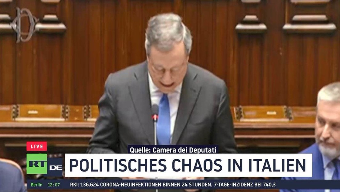 Politisches Chaos in Italien nach Draghi-Rücktritt
