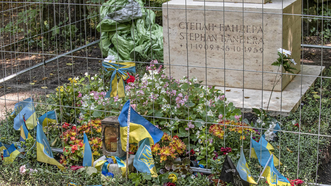 Grab des Nazi-Kollaborateurs Stepan Bandera in München verwüstet