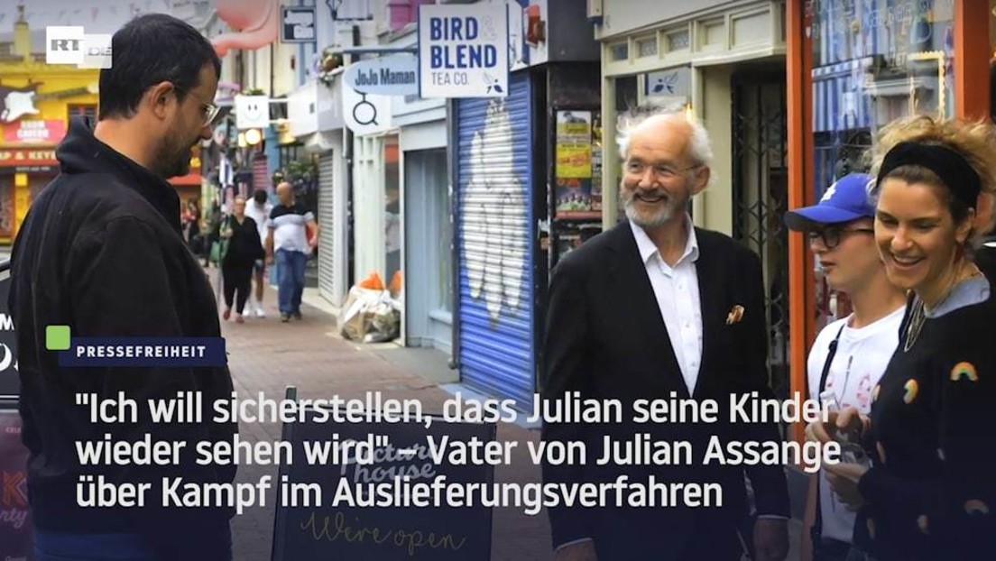 "Ich will sicherstellen, dass Julian seine Kinder wieder sehen wird" – Assanges Vater im Interview