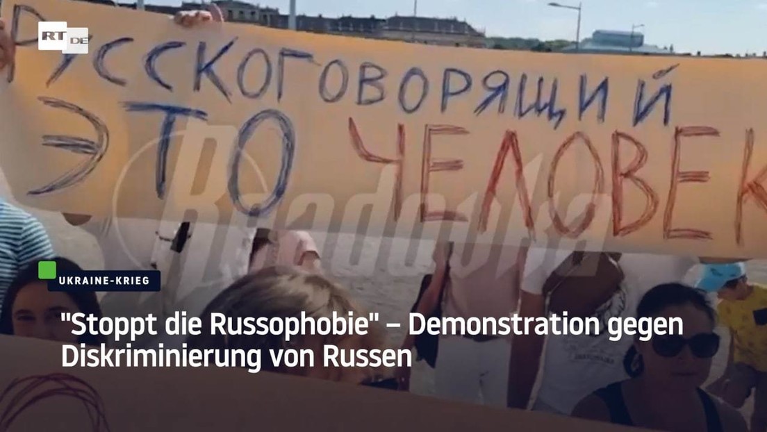 Wien: "Nein zur Demütigung" – Demonstration gegen Diskriminierung von Russen