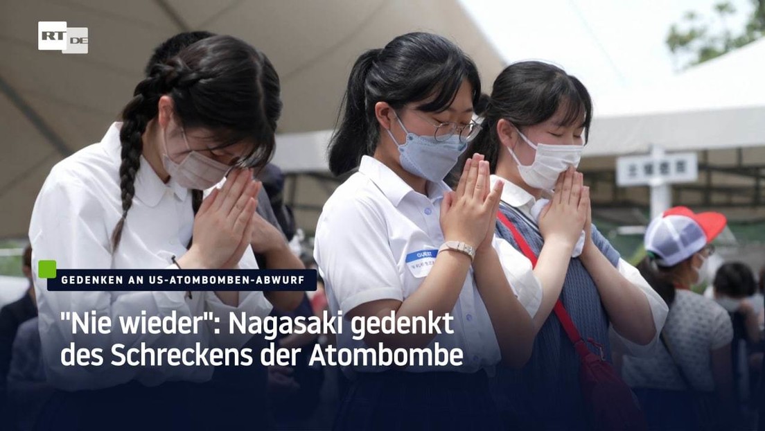 "Nie wieder": Nagasaki gedenkt des Schreckens der Atombombe
