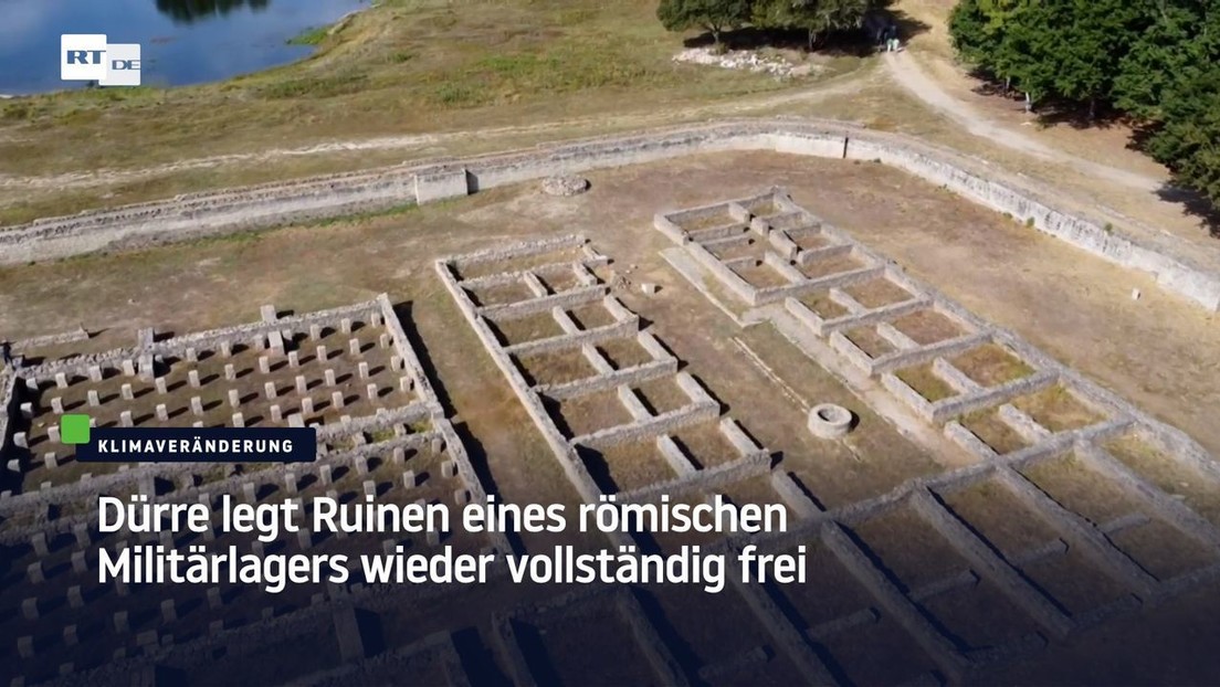 Spanien: Dürre legt Ruinen eines römischen Militärlagers wieder vollständig frei