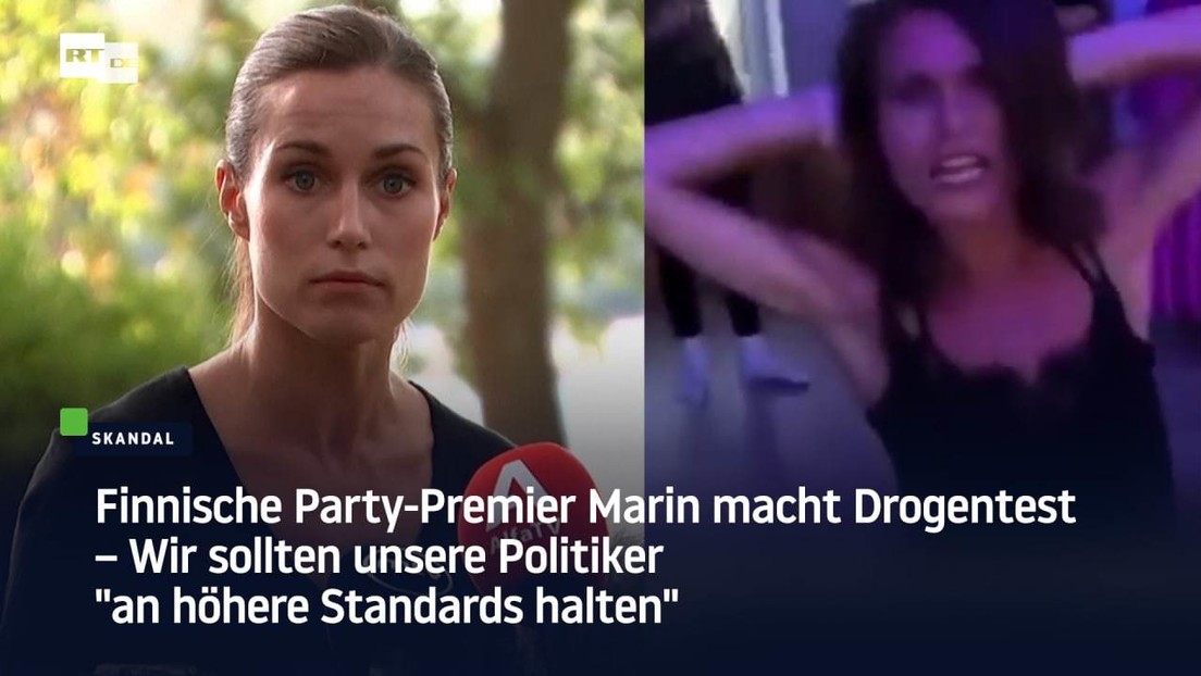 Finnische Party-Premier Marin macht Drogentest
