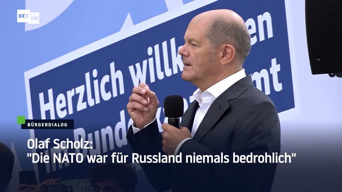 Olaf Scholz: "Die NATO war für Russland niemals bedrohlich"