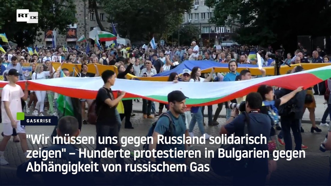 "Wir müssen uns gegen Russland solidarisch zeigen" – Hunderte protestieren in Bulgarien