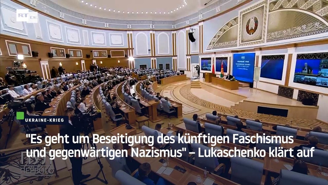 "Es geht um Beseitigung des künftigen Faschismus und gegenwärtigen Nazismus" – Lukaschenko