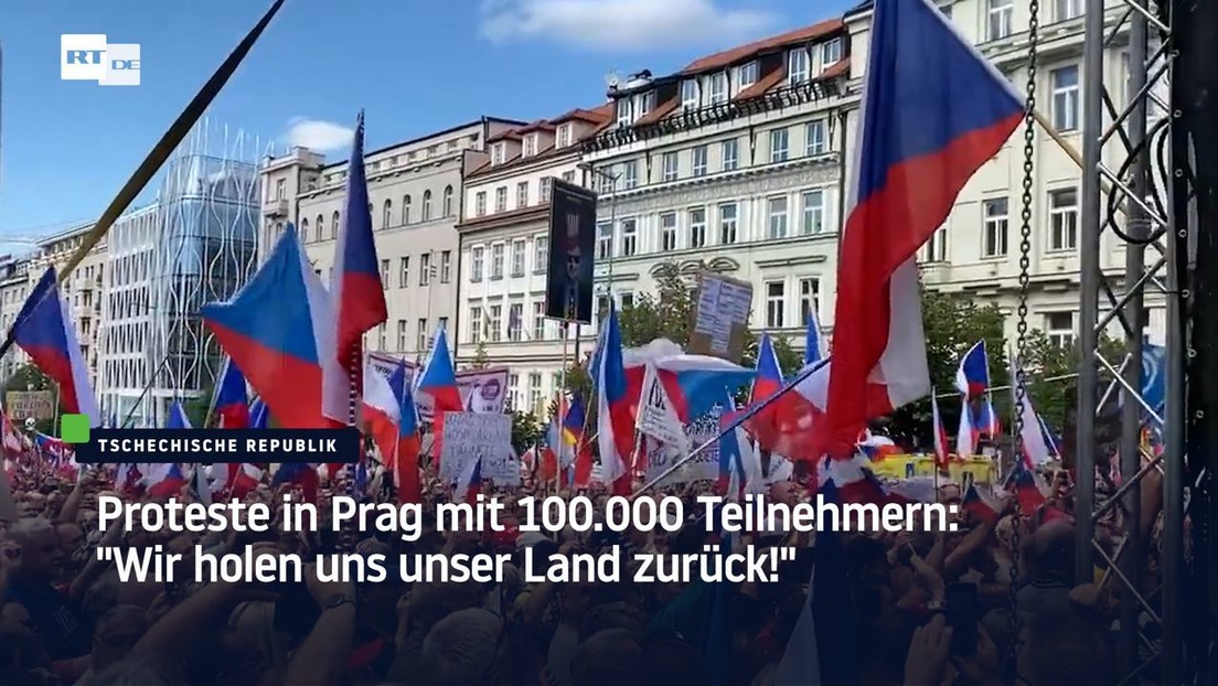 Massenproteste in Prag: "Wir holen uns unser Land zurück!"
