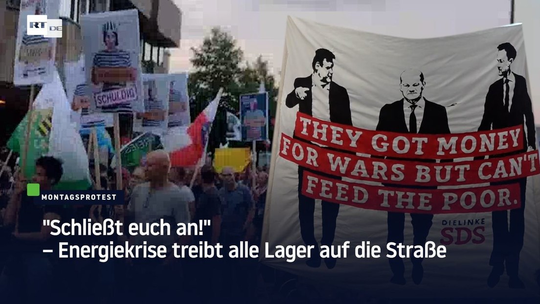 Leipzig: "Schließt euch an!" – Energiekrise treibt alle Lager auf die Straße