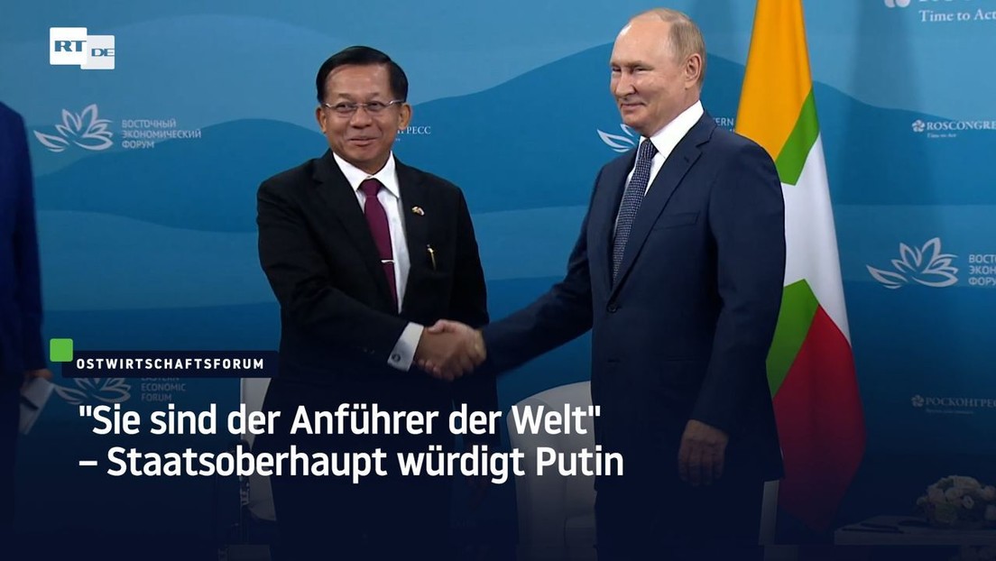 Staatsoberhaupt würdigt Putin: "Sie sind der Anführer der Welt"