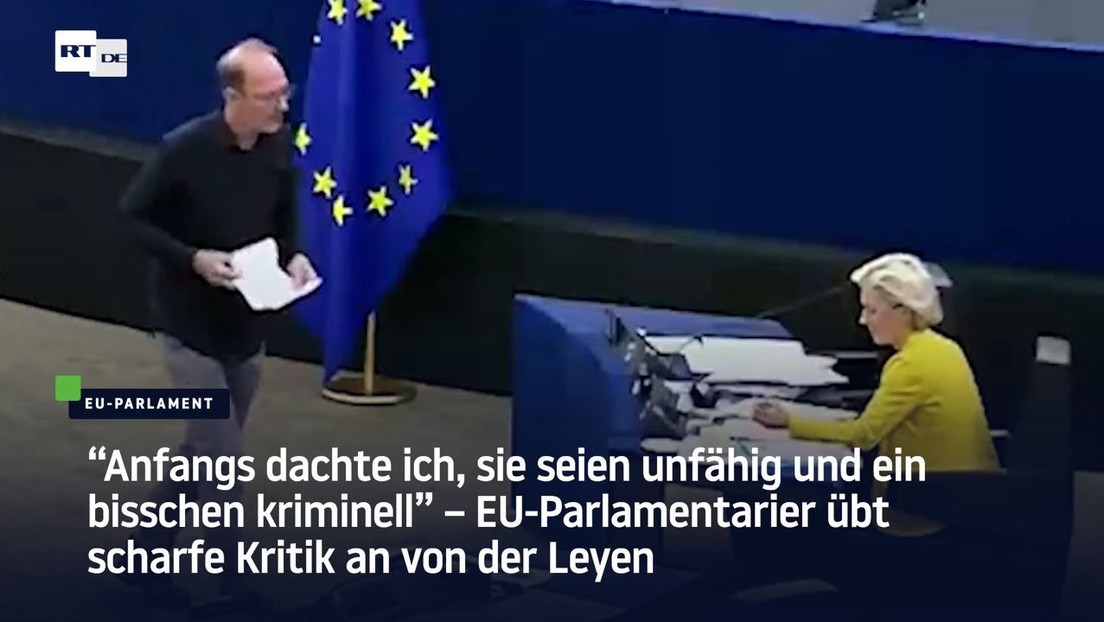"Unfähig und ein bisschen kriminell" – MEP Sonneborn übt scharfe Kritik an von der Leyen