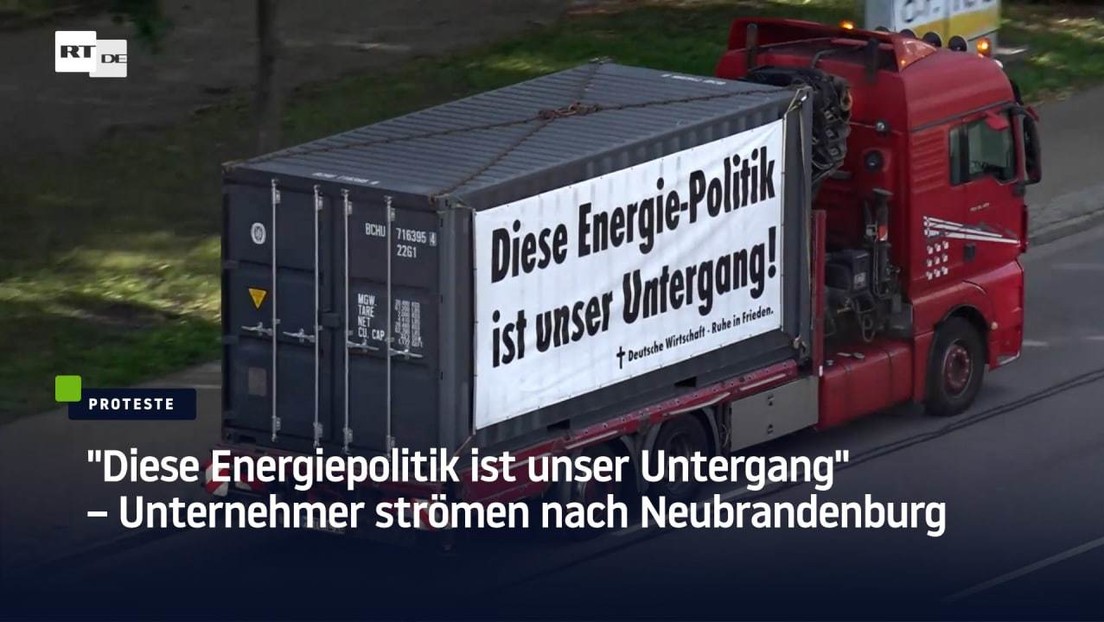 "Diese Energiepolitik ist unser Untergang" – Unternehmer strömen nach Neubrandenburg