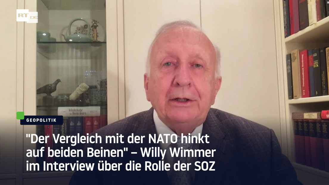 "Der Vergleich mit der NATO hinkt auf beiden Beinen" – Willy Wimmer über die Rolle der SOZ