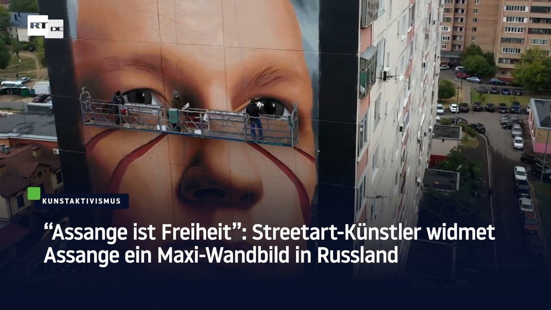 Streetart-Künstler: Westen sollte Assange freilassen und nicht bloß von "Demokratie" reden