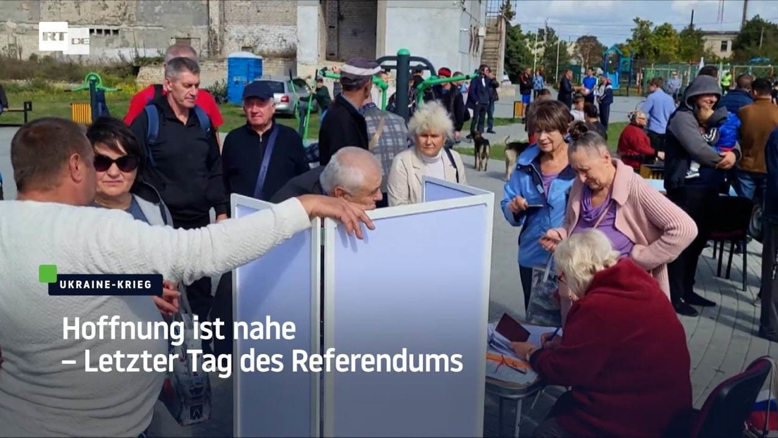 Hoffnung ist nahe – Letzter Tag des Referendums