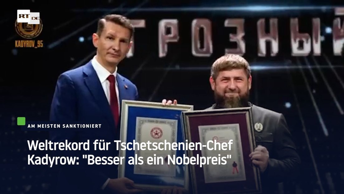 Tschetscheniens Oberhaupt ist zweifacher Rekordhalter als "meist sanktionierte Person der Welt"