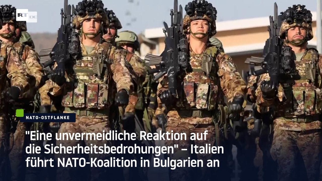 Italien übernimmt Führung der Multinationalen Kampfgruppe der NATO in Bulgarien