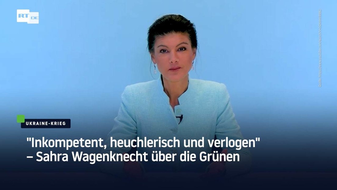 "Inkompetent, heuchlerisch und verlogen" – Sahra Wagenknecht über die Grünen