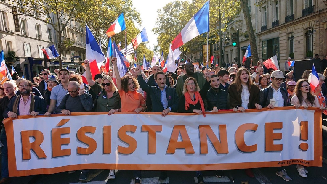 Gegen NATO, EU und Macron: Wieder Tausende auf den Straßen von Paris