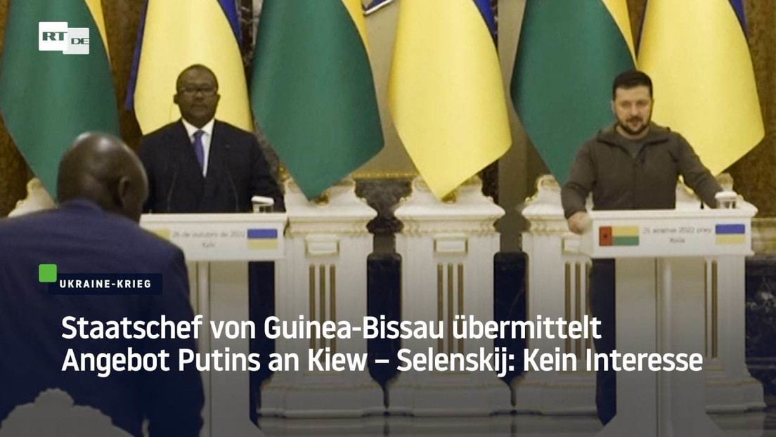 Staatschef von Guinea-Bissau übermittelt Angebot Putins an Kiew – Selenskij: Kein Interesse